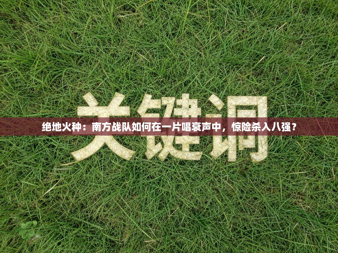 绝地火种:南方战队如何在一片唱衰声中,惊险杀入八强? 第2张